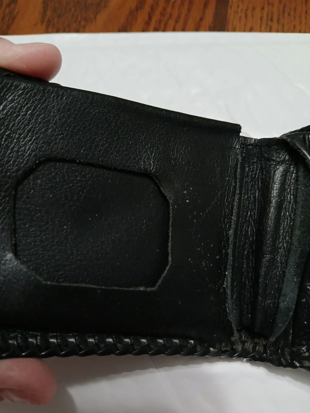 Belgians Brown Leather Money WALLET - Embossed Design